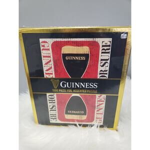 NEW Guinness Beer 1000 Piece Foil Puzzle 29”x23” Mancave‎ Bartender Decor Gift